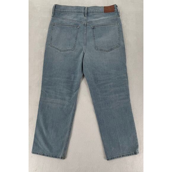 J Crew Classic Straight Jeans High Rise Ankle Denim 30P Petite Light Wash NWT - Picture 4 of 9